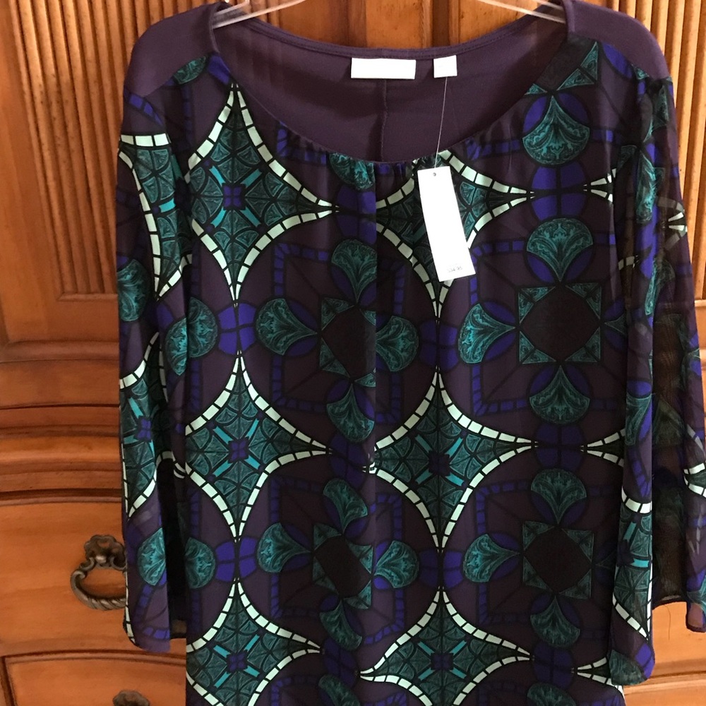 New York & Co 3/4 sleeve blouse. Brand new w/tags.